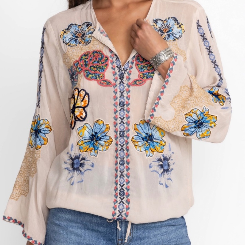 Jonny Was Dianne Blouse Size M NWT